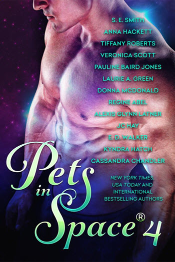 Cover design for Pets in Space 4 anthology