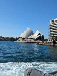 A photo of the world-famous Sydney Opera House in Australia