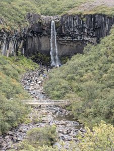 Svartifoss waterfall in southeast Iceland. Photo (c)2023 Carol Van Natta