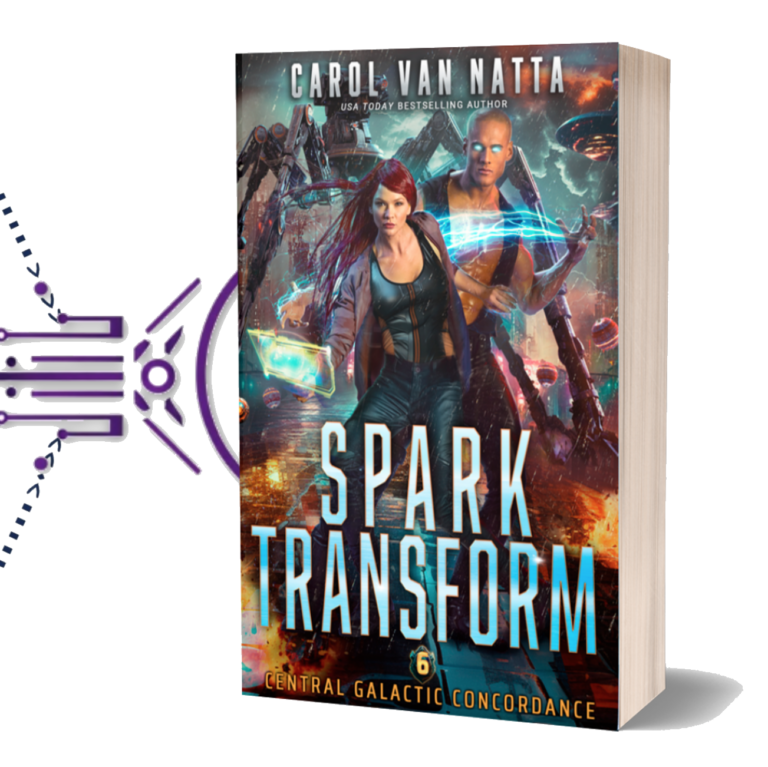 A 3d image Spark Transform, by Carol Van Natta, Book 6 in the Central Galactic Concordance series