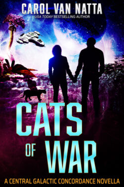 A tarnished military Subcaptain, a repair technician hiding from her past, and two genetically engineered cats join must forces to save an important factory.